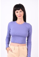 Bluza Dama Jjxx Jxfeline Str Rib Tee Twilight Purple